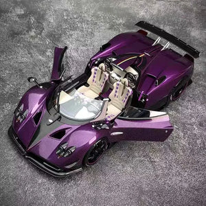 1:24 Pagani Zonda HP Barchetta Alloy Concept Sports Car Model - BuddyBrands