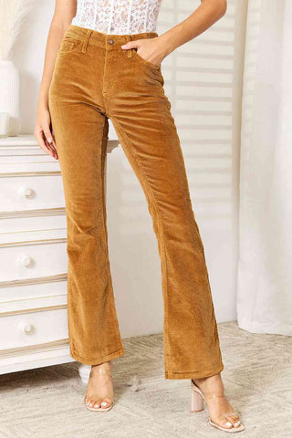 Judy Blue Hailey Tummy Control Cropped Wide Leg Jeans