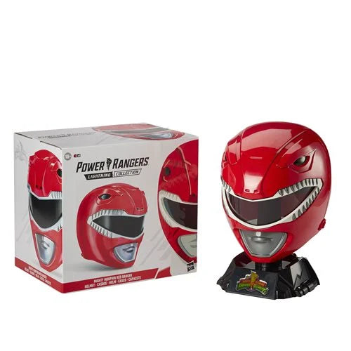 Power Rangers Lightning Collection Premium Red Ranger Helmet Prop Replica