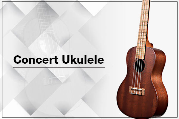 Easy Music Center KA-15C Concert Ukulele Bundle