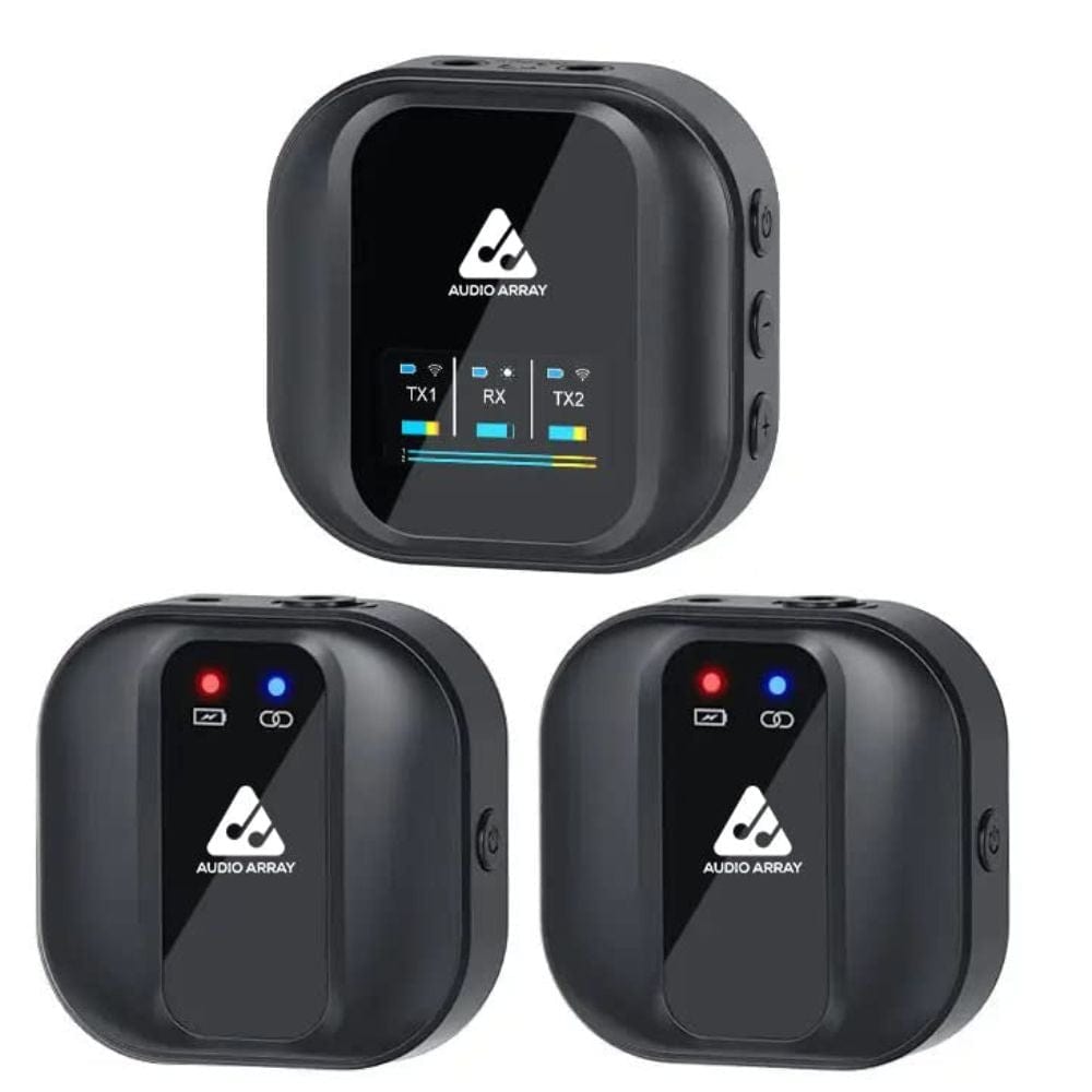 Audio Array AM-W10 Dual Channel 2.4 Ghz Wireless Pocket Sized Microphone System