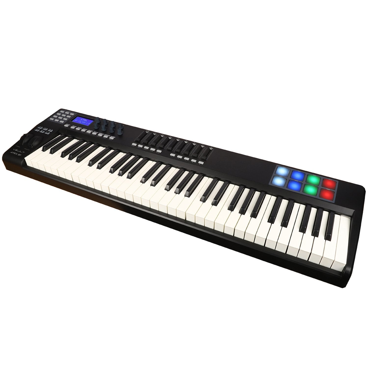 keyboard with faders