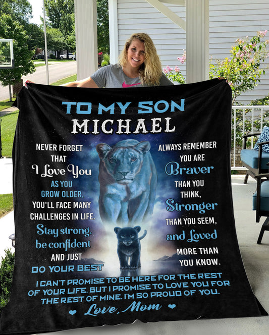 Personalized Picture Blanket For Mom, Sentimental Gifts For Mom For  Christmas, Mom Blanket From Daughter Son - Best Personalized Gifts For  Everyone