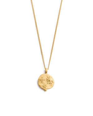 Kirstin Ash - Desert Sun Coin Necklace in Gold