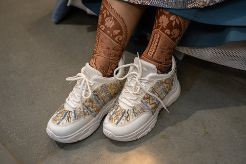 Customised Bridal Sneakers for the new Indian Bride