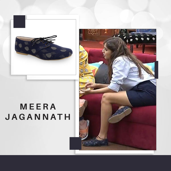 Marathi Actor Meera Jagannath in Big Boss Marathi in Kanvas Oxfords