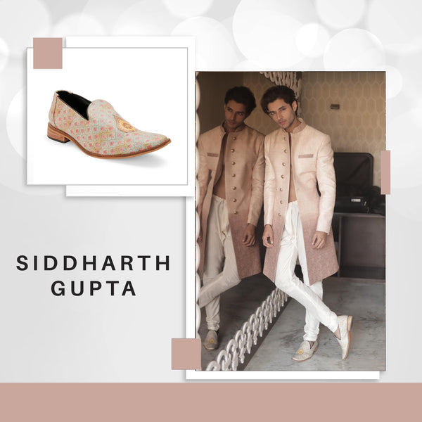 Actor Siddharth Gupta in Kanvas loafers for a wedding ceremony