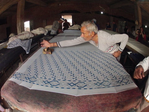 block printed designs by artisans of Bagru Rajasthan India