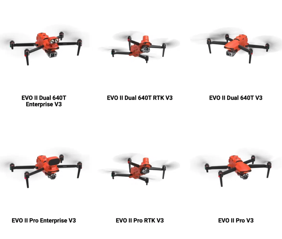 six new EVO II models