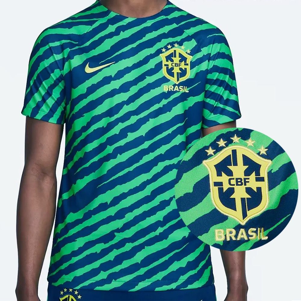 Fegyverszünet Refrén téves camisa do brasil de treino verde