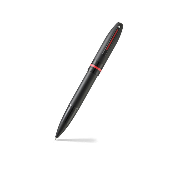 Sheaffer Icon Chrome with Gloss Black PVD Appts. Fountain Pen - Fine Nib,  E0911243