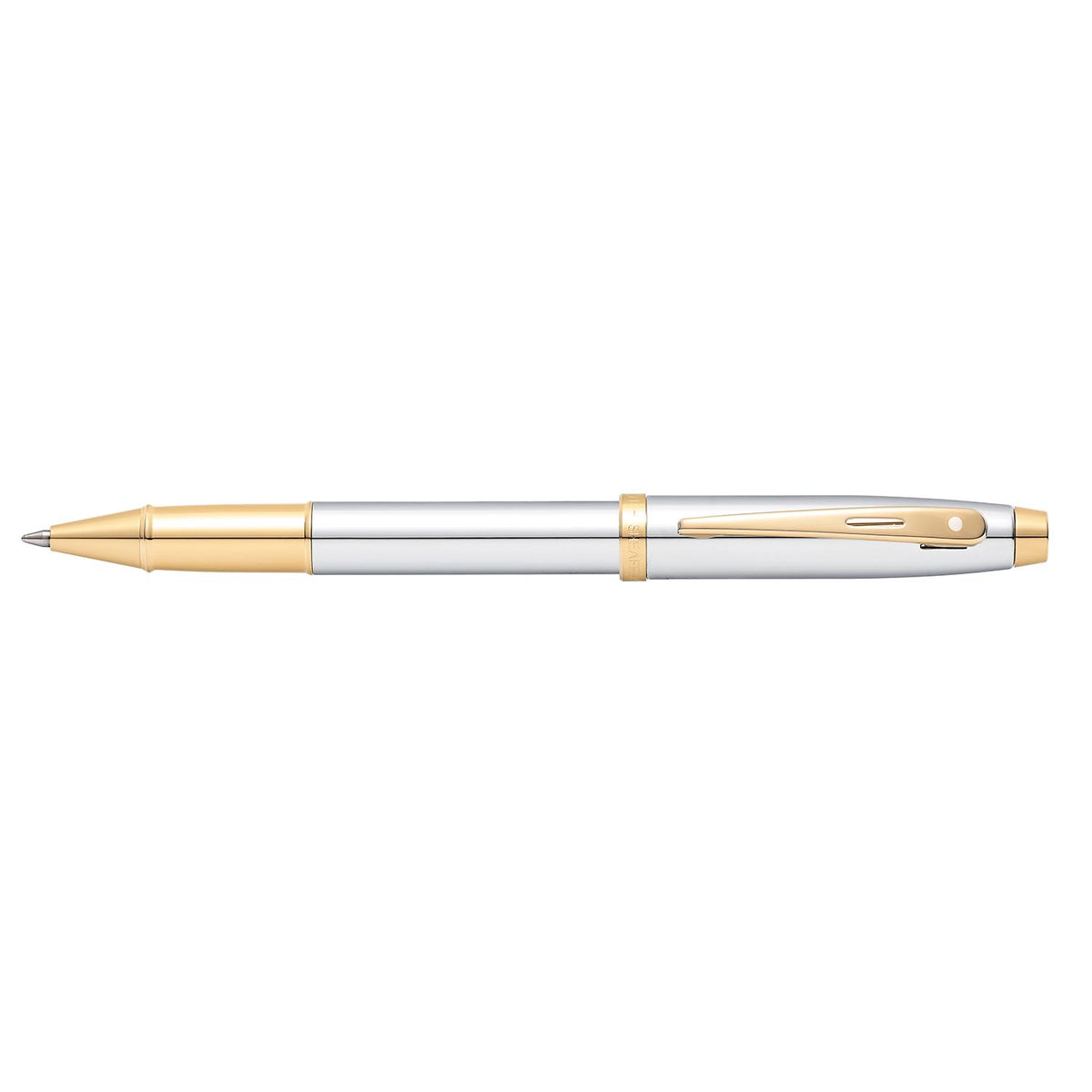 Sheaffer® 100 Brushed Chrome With Shiny Chrome Trim Rollerball Pen