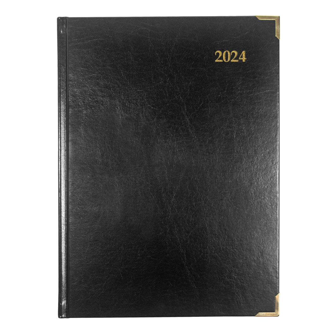 Agenda 2024: Semainier de Poche Noir et Doré A6 Petit Format 10x15  Hebdomadaire en Français (French Edition)