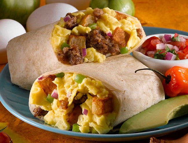 A Big Balling Breakfast Burrito