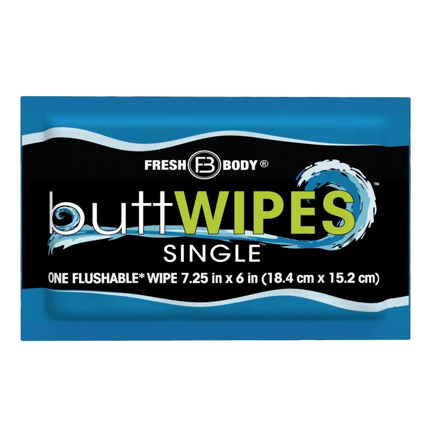 Buttwipes Singles - Individually Wrapped Flushable Wipes (select quantity)
