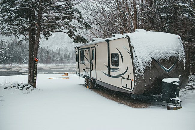 RV In The Snow