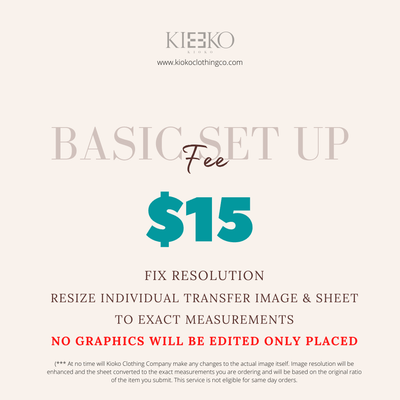 Basic Set Up Fee Transfers - KIOKO