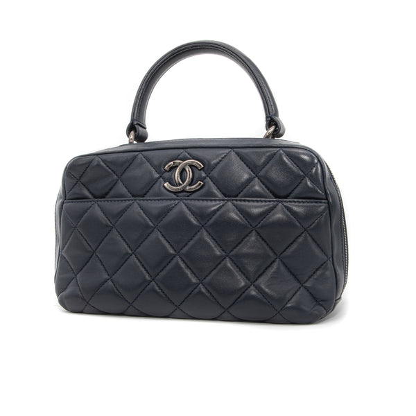 Chanel CC Trendy Small Bowling Bag in Blue – Pre Porter