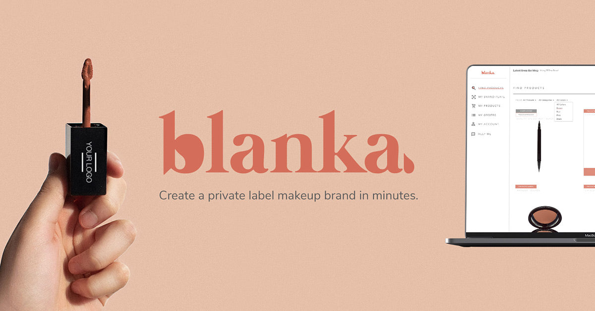 Create a private label makeup brand minutes Blanka