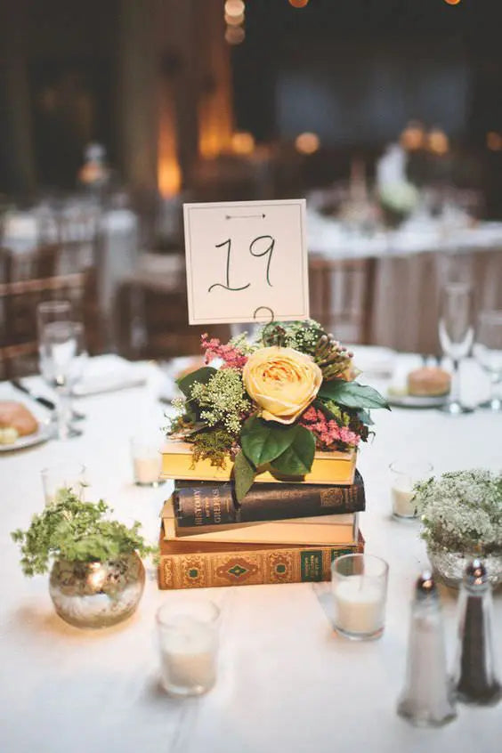 wedding table decorations books