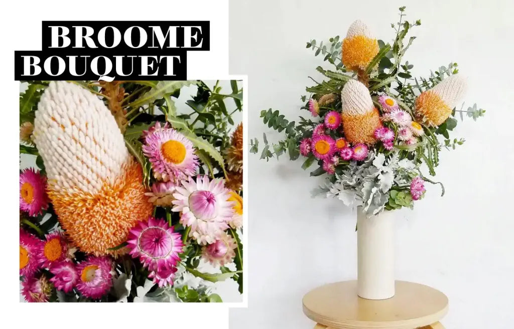 Broome bouquet by Fig & Bloom