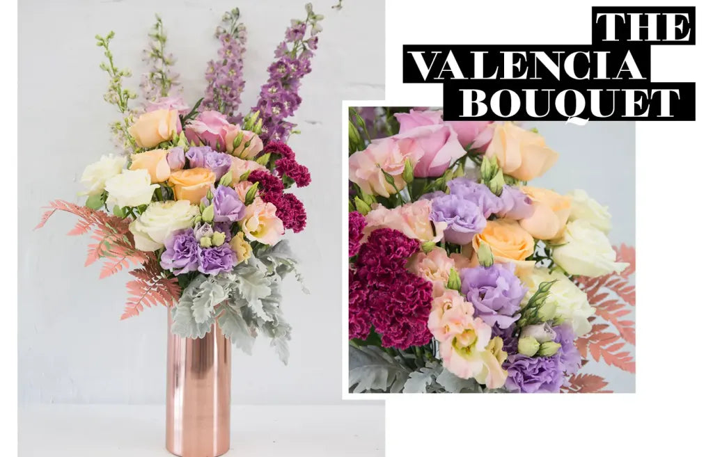 Valencia bouquet by Fig & Bloom