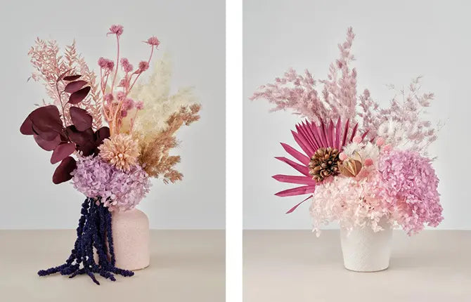 dried flowers arrangements