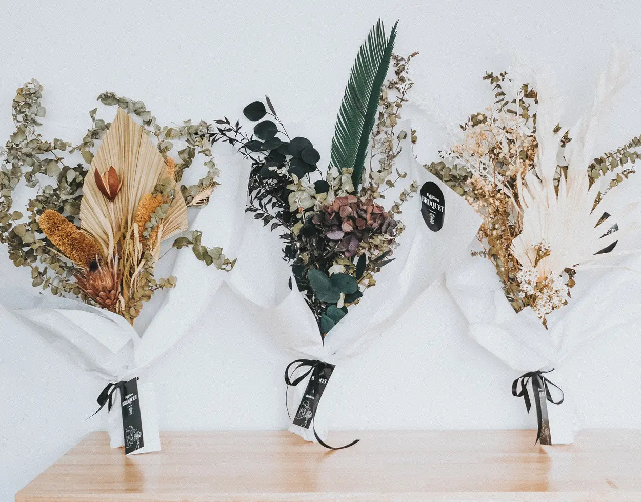 dried bouquet arrangements