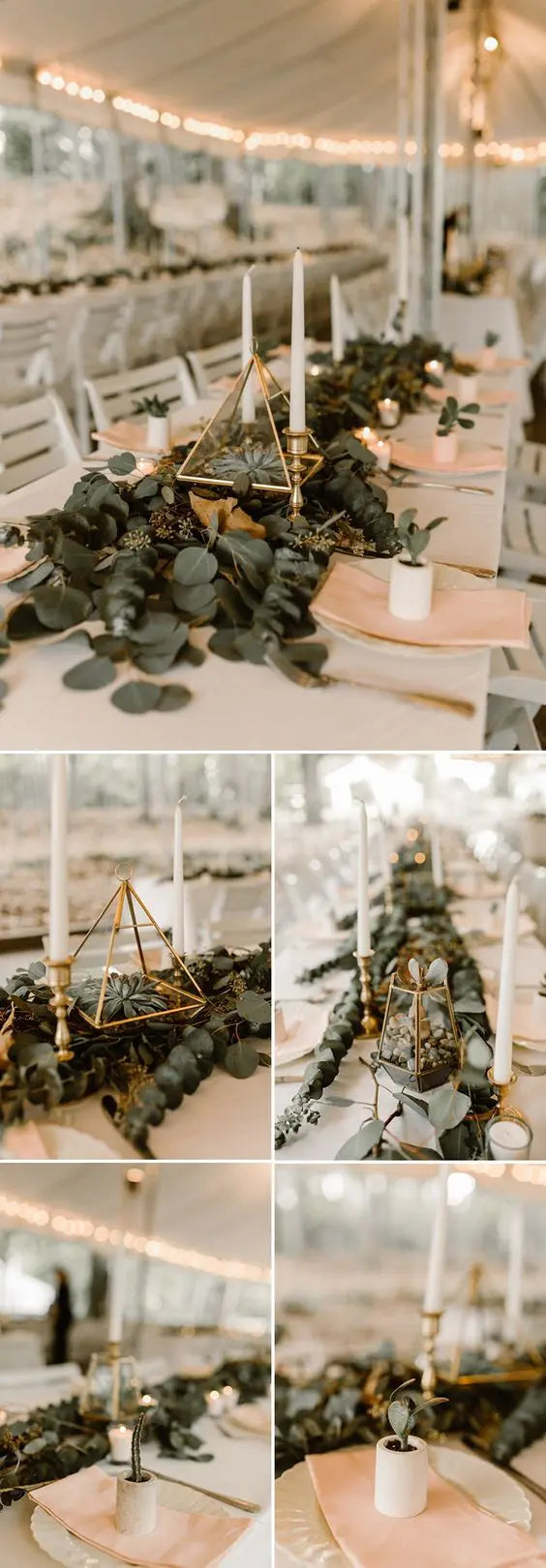wedding table decorations terrarium