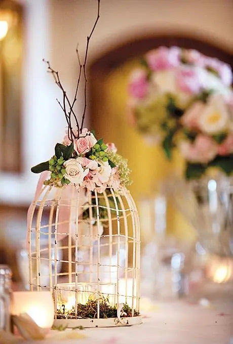 bird cage wedding table decorations