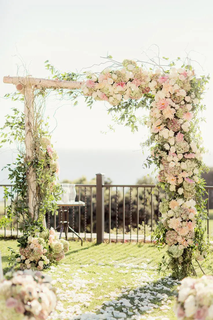 wedding flower arch