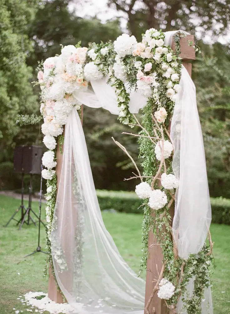 wedding flower arch