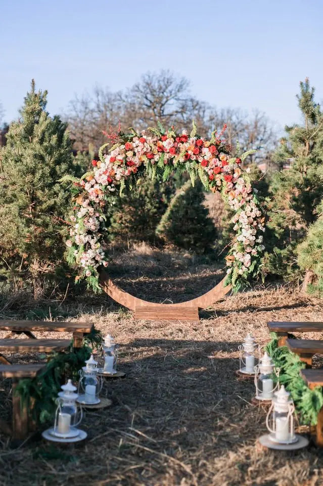 wedding flower arch