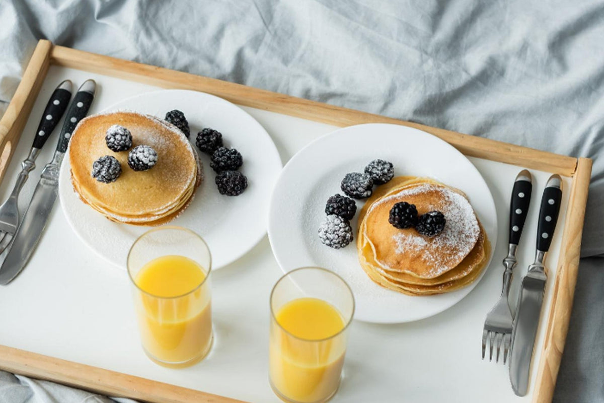 Pancakes in bed