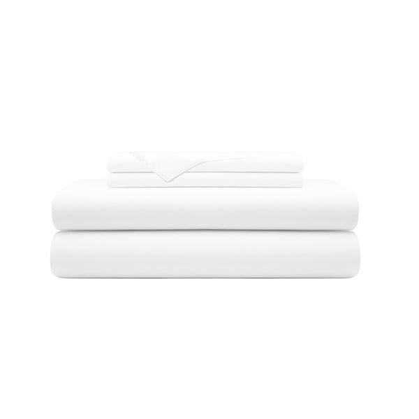 Helix Cotton Blend Sheet Set-white
