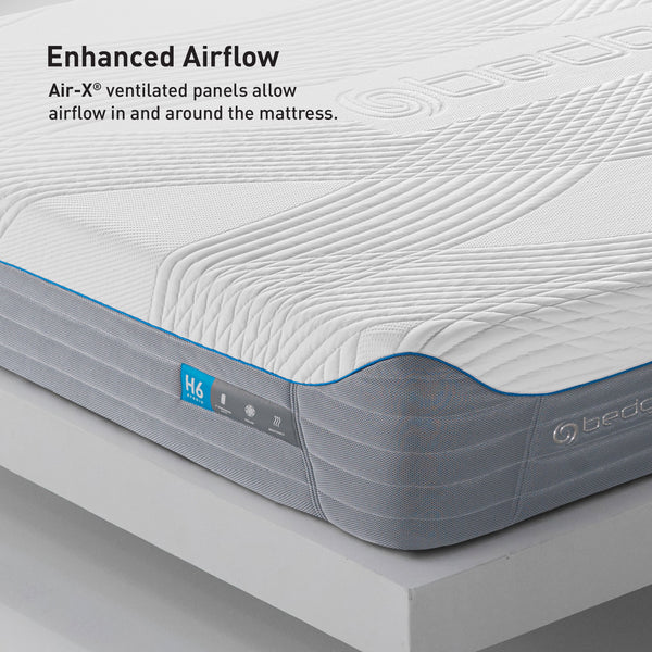 Bedgear H6 Plush Hybrid Performance Mattress Enhanced Airflow