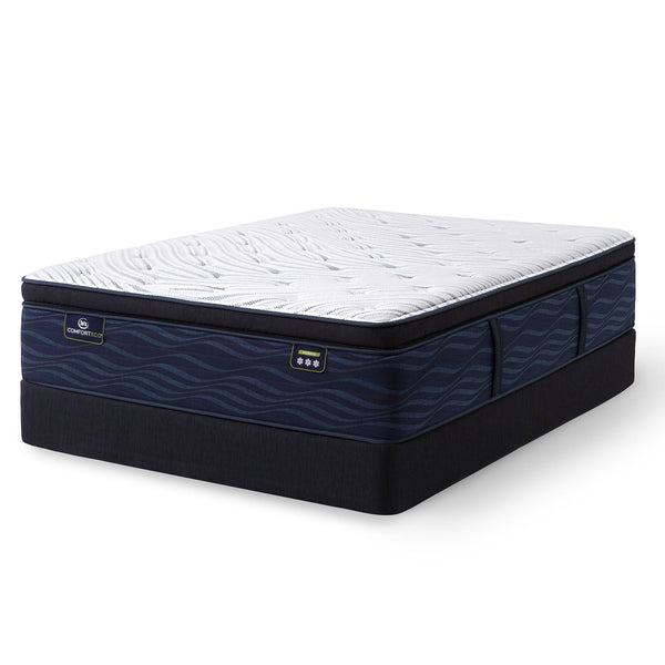 Serta iComfortECO Quilted Hybrid Ultra Plush Pillow Top Mattress On Standard Box Spring