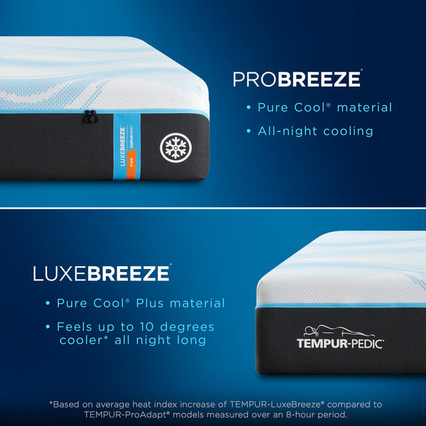 Tempur-Pedic Tempur-LuxeBreeze 2.0 Firm Mattress vs ProBreeze features