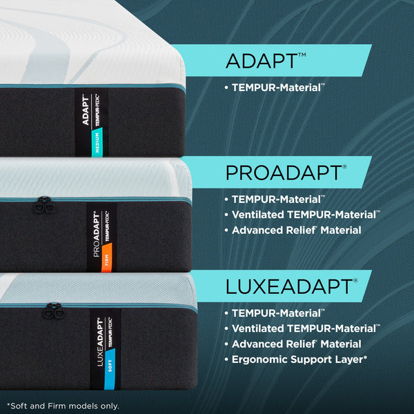 Tempur-Pedic TEMPUR-Adapt® Medium Mattress 2.0-Comparison