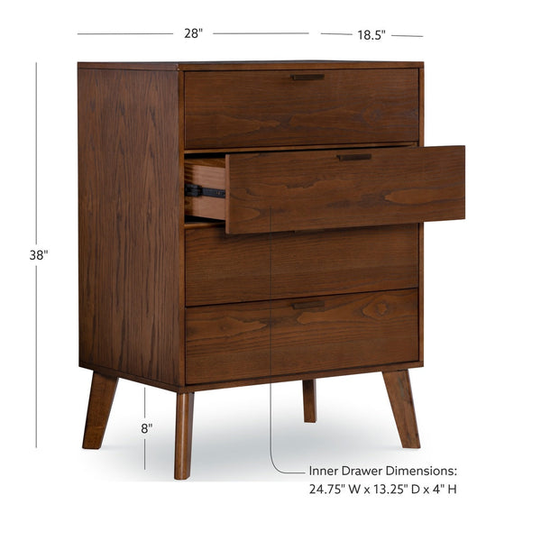 Hudson 4-Drawer Dresser-measurements