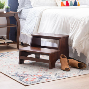 Tyler Bed Steps in Espresso-Lifestyle