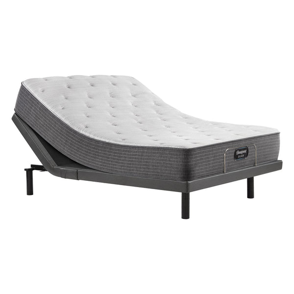 Beautyrest Silver Luxury Plush Mattress On Adjustable Base