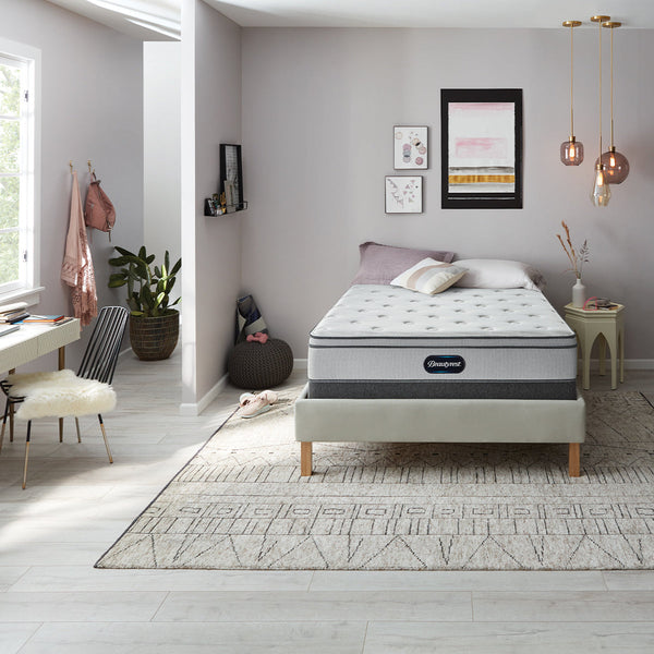 Beautyrest BR800 Plush Euro Top Mattress In Bedroom