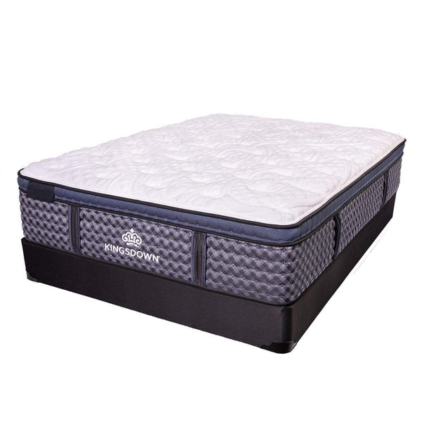 Kingsdown Stratton Ultra Euro Hybrid Mattress On Box Spring