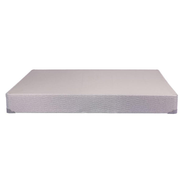 Mattress Tech Grey Box Spring Foundation Side View