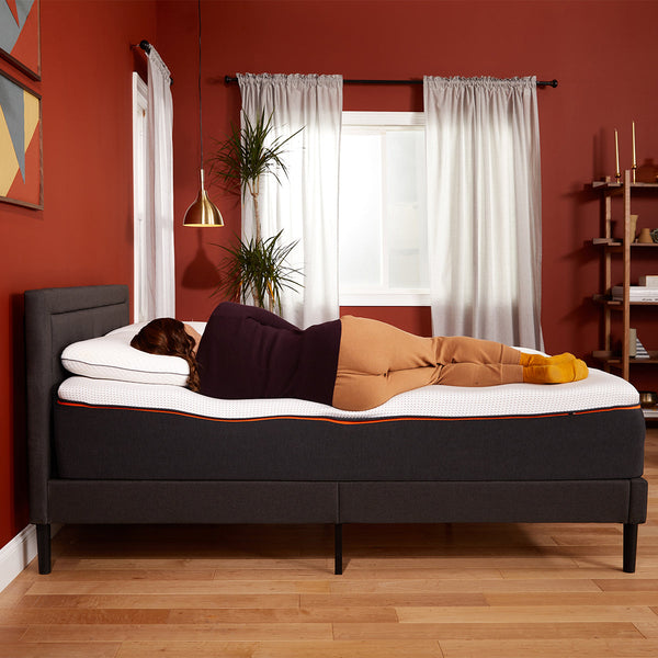 Nectar Premier Copper Memory Foam Mattress Body Contouring Side View