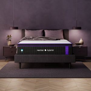 Nectar Premier Hybrid Mattress in bedroom