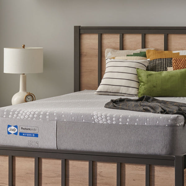 Sealy Hybrid Elstead Firm Mattress In Bedroom