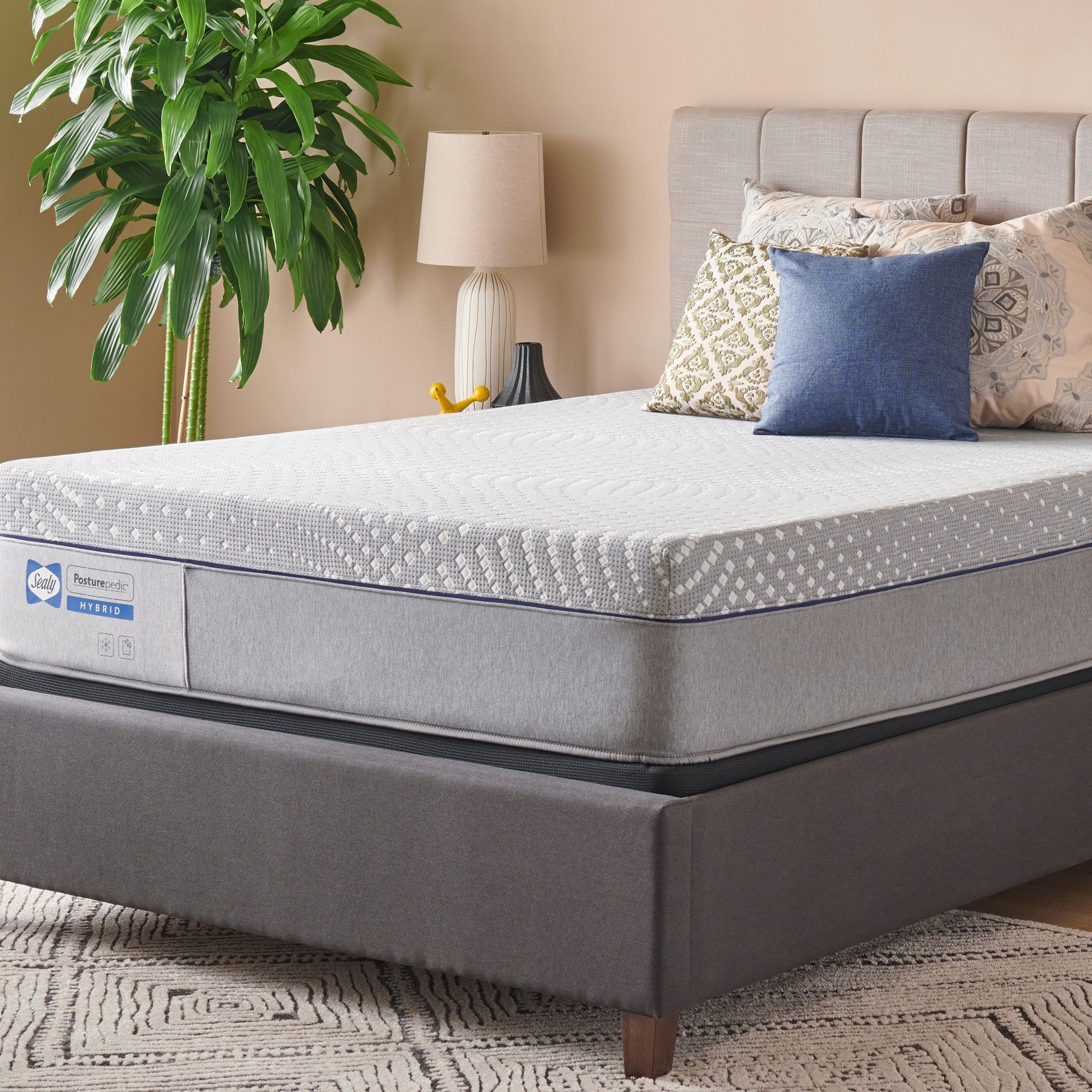 Sealy Hybrid Gatley Mattress In Bedroom