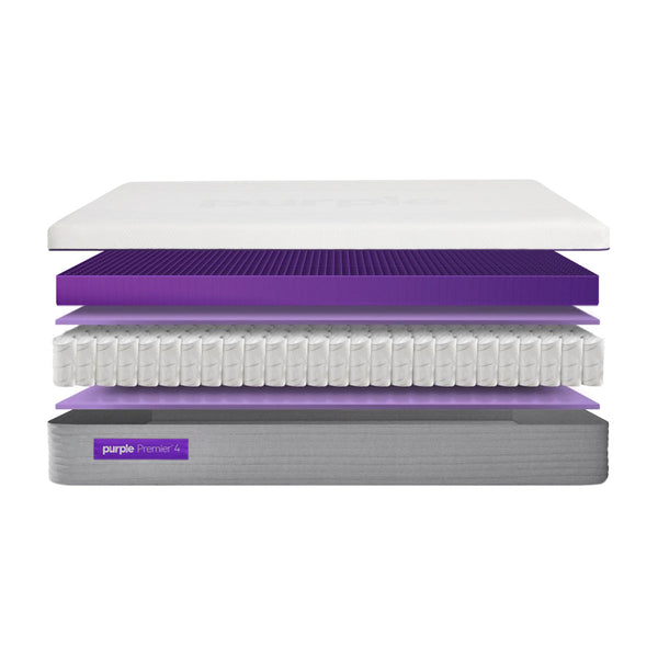 Purple Hybrid Premier 4 Mattress Layer Cutaway